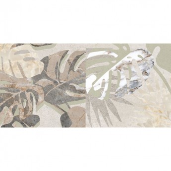Керамогранит VITRA MARBLE/BETON-X R9 Ректификат Декор Цветочный Лаппато 30x60