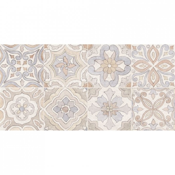 Керамогранит VITRA NEWCON R10A Ректификат Декор Пэчворк Холодная Гамма Матовый 30x60 K947828R0001VTE0