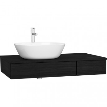Модуль под раковину VITRA ORIGIN 90 см с выдвижным ящиком, левосторонний, черный дуб